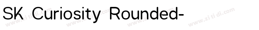 SK Curiosity Rounded字体转换